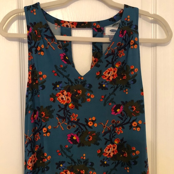 Old Navy Dresses & Skirts - Old Navy Floral Teal Dress